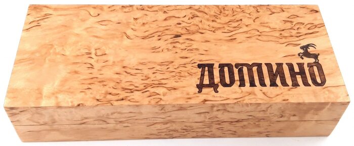 Domino gift "Classic" (Karelian birch)