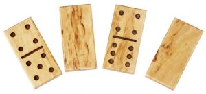 Domino gift "Classic" (Karelian birch)