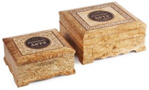 Настольная игра "Русское лото" подарочное в шкатулке, карельская береза