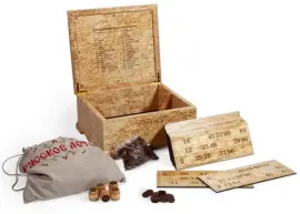 Настольная игра "Русское лото" подарочное в шкатулке, карельская береза Настольная игра "Русское лото" подарочное в шкатулке, карельская береза