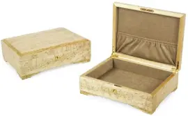 Шкатулка для бумаг, карельская береза Шкатулка для бумаг, карельская береза