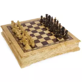 Шахматы из карельской берёзы "Классические"