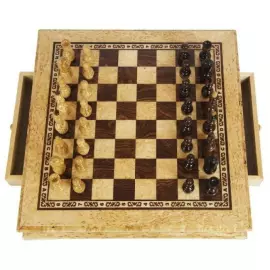 Шахматы из карельской берёзы "Классические"