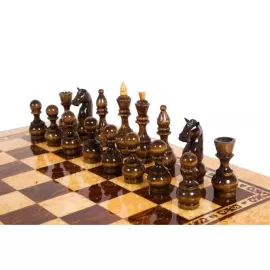 Шахматы из карельской берёзы "Классические"