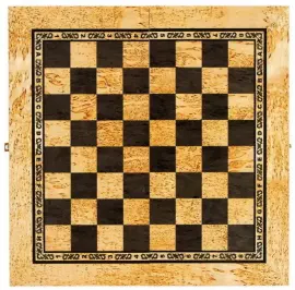 Складная шахматная доска из карельской березы