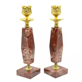 Набор для камина "Конь с попоной" яшма