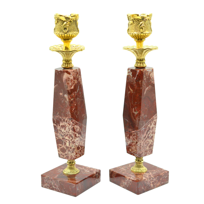 Fireplace set "Horse with a blanket" (jasper)