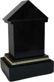 Каминные часы "Домик" яшма