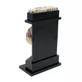 Каминные часы "Эфир" яшма