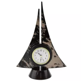 Table clock "Sail" (obsidian)