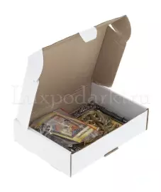 Икона с художественным литьём "Георгий Победоносец"