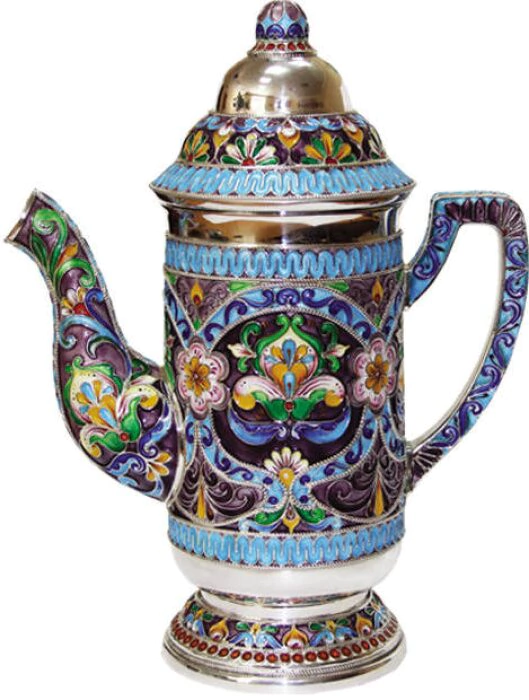 Coffee pot "Festive" (finish)
