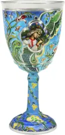 Бокал для вина "Аллегория" финифть Бокал для вина "Аллегория" финифть
