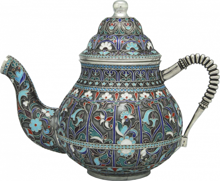 Teapot "Boyarsky with a full set" (finish)
