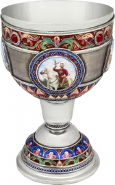 Кубок "Русский пир" финифть