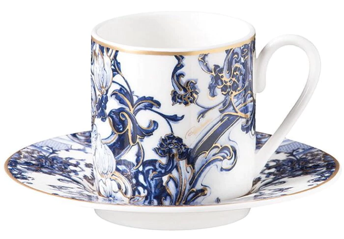 Azulejos coffee cup and saucer