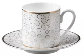 Чашка и блюдце для кофе "Giraffa"