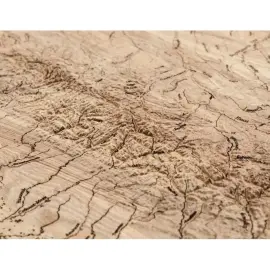 Карта республики Саха (Якутия) из дерева, на заказ Карта республики Саха (Якутия) из дерева, на заказ