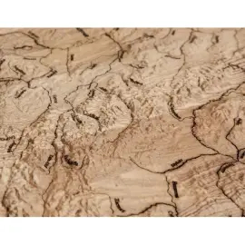 Карта республики Саха (Якутия) из дерева, на заказ Карта республики Саха (Якутия) из дерева, на заказ