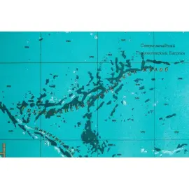 Карта северо-западной части Тихого океана магнитная из дерева, на заказ Карта северо-западной части Тихого океана магнитная из дерева, на заказ