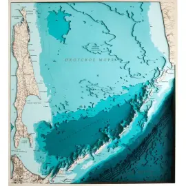 Карта Сахалинской области из дерева, большая, на заказ Карта Сахалинской области из дерева, большая, на заказ
