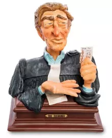 Авторская статуэтка-бюст "Адвокат", полистоун