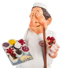 Авторская статуэтка "Пекарь", полистоун Авторская статуэтка "Пекарь", полистоун