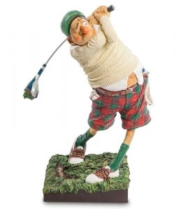 The author's statuette "Golfer", polystone