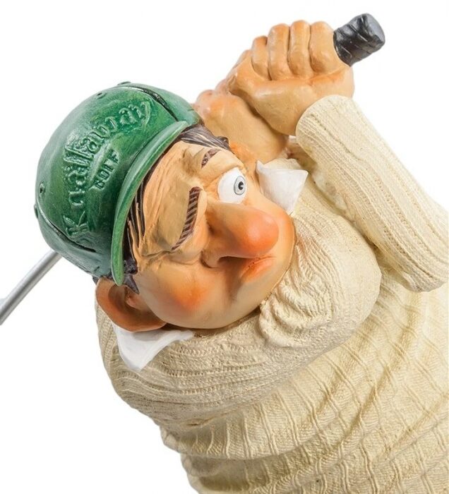 The author's statuette "Golfer", polystone