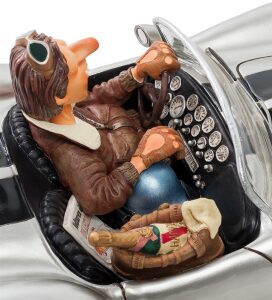 The author's statuette "Car: Shelby Cobra 427 SC Silver", polystone