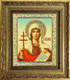 Икона на сусальном золоте "Святая Татьяна"