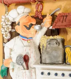 Авторская миниатюра "Изысканная кухня", полистоун Авторская миниатюра "Изысканная кухня", полистоун