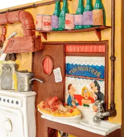 Авторская миниатюра "Изысканная кухня", полистоун Авторская миниатюра "Изысканная кухня", полистоун