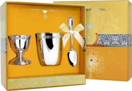 Набор детский серебряный для завтрака КД "Император" 3 предмета