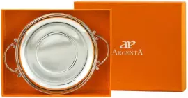 Детское серебряное блюдце