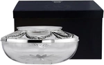 Silver caviar bowl "Triumphal"