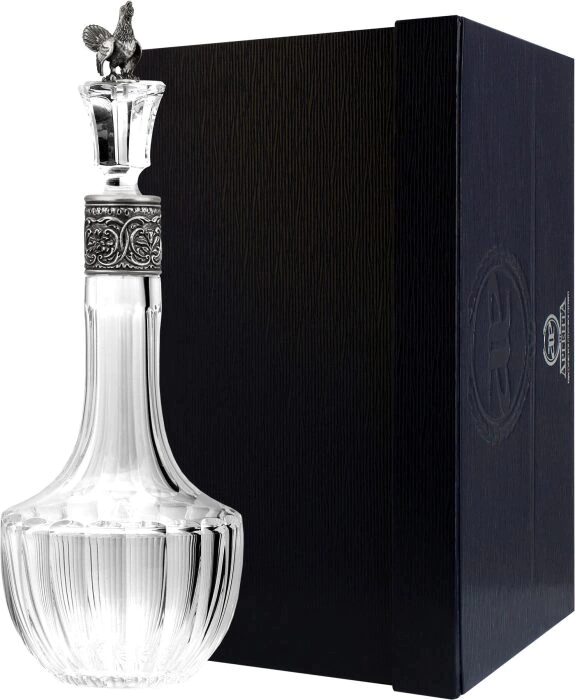 Серебряный графин для водки "Глухарь"