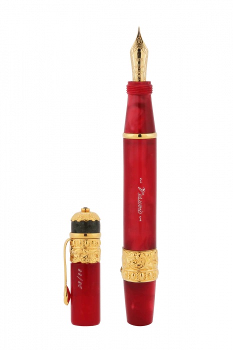 Fountain pen "Vesuvius red (Vezuvio Red)"