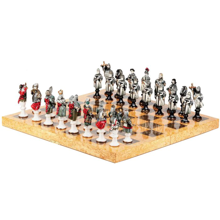 Collectible porcelain chess "Battle of Grunwald"