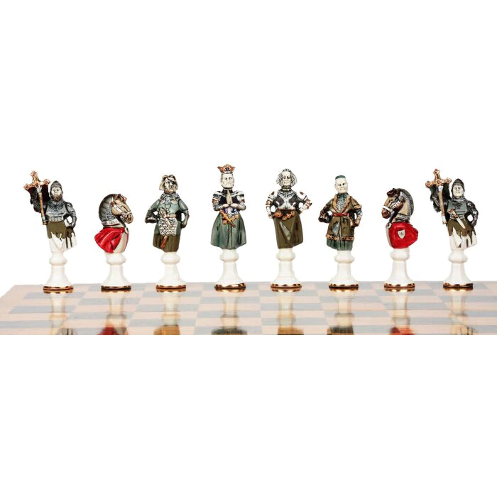 Collectible porcelain chess "Battle of Grunwald"