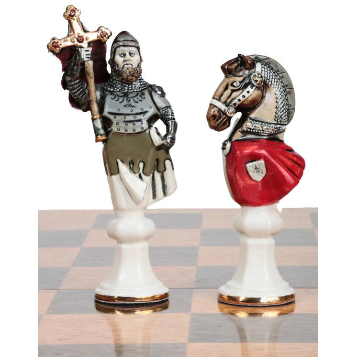 Collectible porcelain chess "Battle of Grunwald"