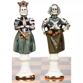 Коллекционный фарфоровые шахматы "Грюнвальдская битва"