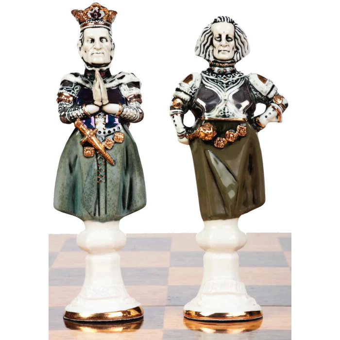 Collectible porcelain chess "Battle of Grunwald"