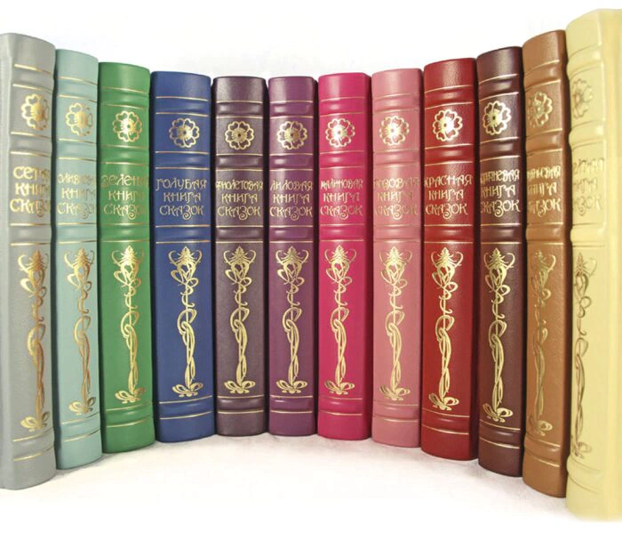The collected works of "Colored Tales" by Andrew Lang in 12 volumes