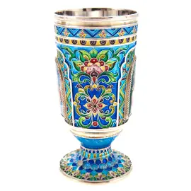 Бокал для вина "Загадка" финифть Бокал для вина "Загадка" финифть