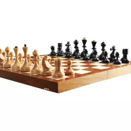 Шахматы из дуба и клена "Ретро 60-х"