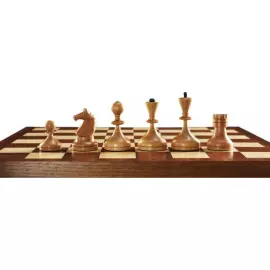 Шахматы из дуба и клена "Ретро 60-х"