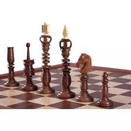 Mahogany chess "Calvert Suite"