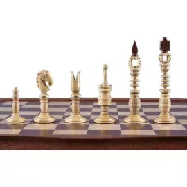 Mahogany chess "Calvert Suite"