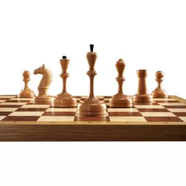 Шахматы и дуба и ясеня "Ретро 70-х" фигуры из ясеня